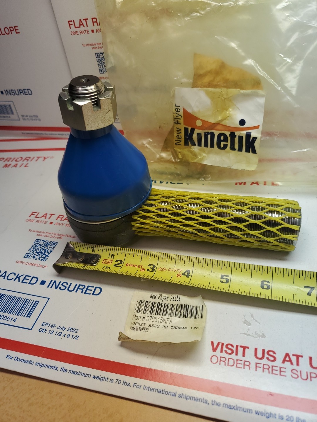 New Flyer (TRW) 070515 Tie Rod End Socket Asm, RH Thread. Ref 070515NFA NEW, G6