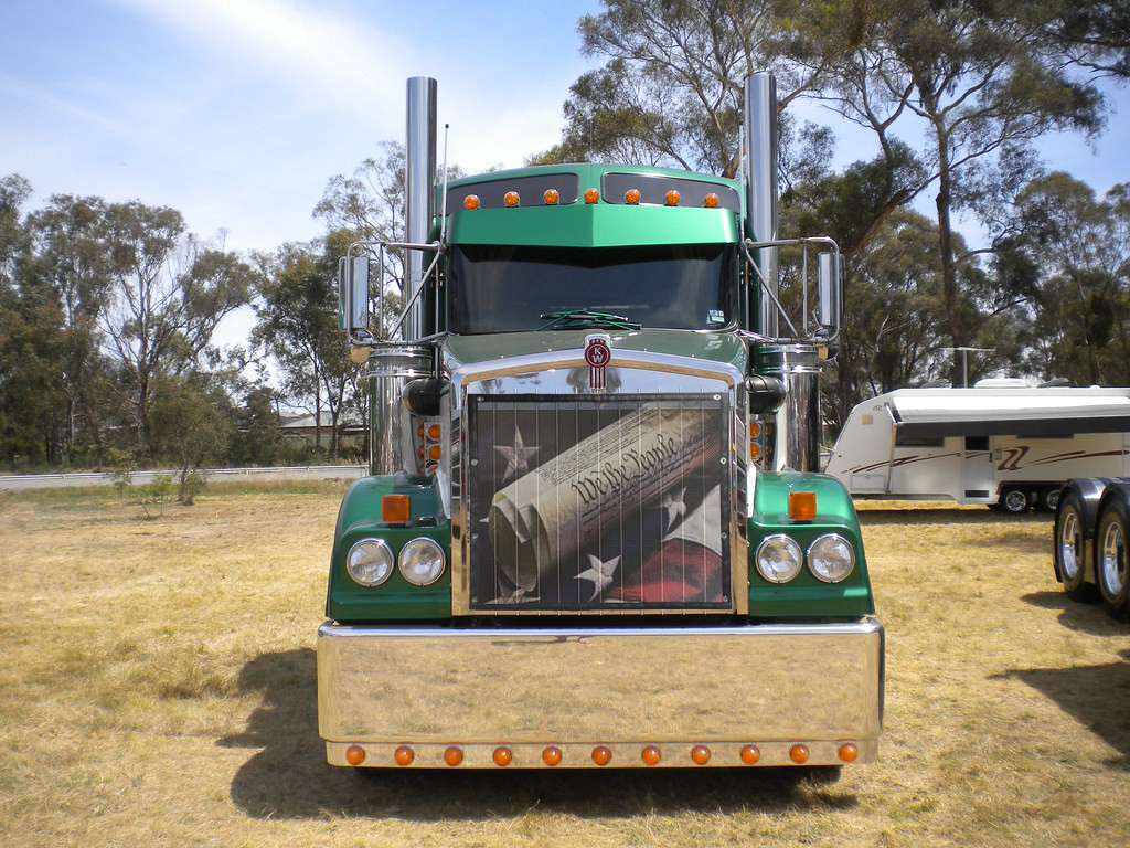 Designer “We The People” Mesh Bug Screen Kenworth W900B