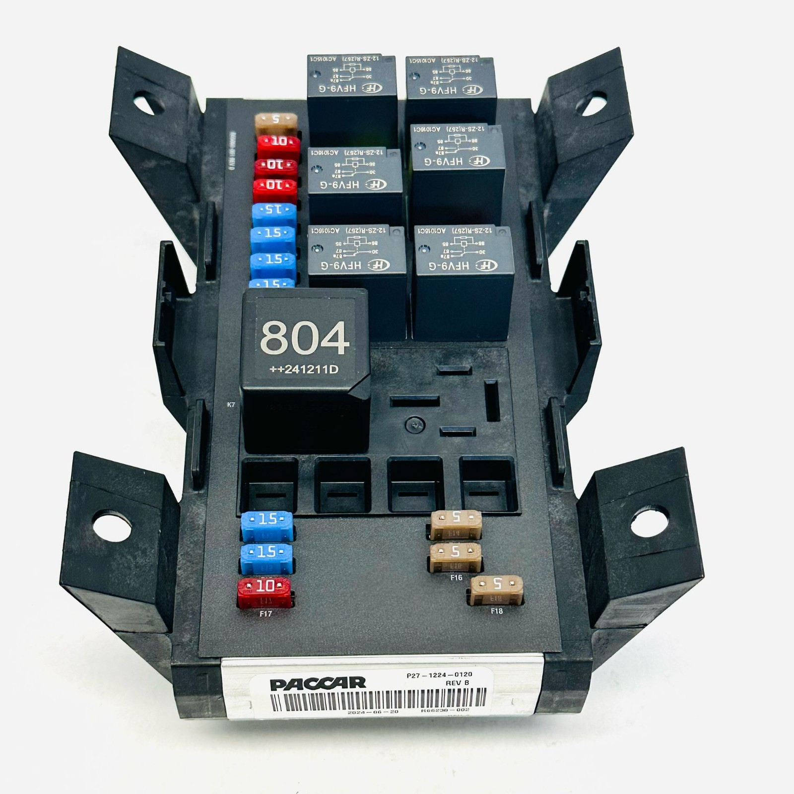PACCAR PDC SLEEPER CAB FUSE BOX ASSY REV B / P27-1224-0120