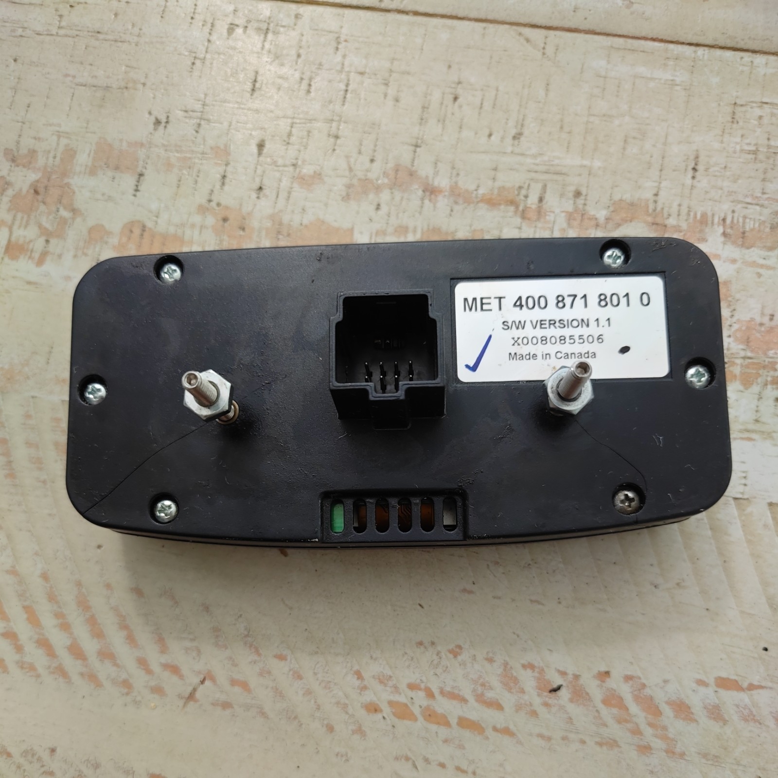 Wabco 400 871 801 0 OnGuard COLLISION WARNING Display Module MET X008462638
