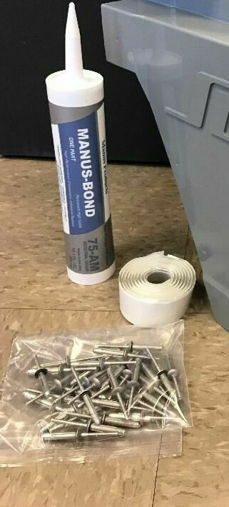 Morgan Supreme Kidron Utilimaster Corner Cap Rivet + Caulk + Seal Install Kit