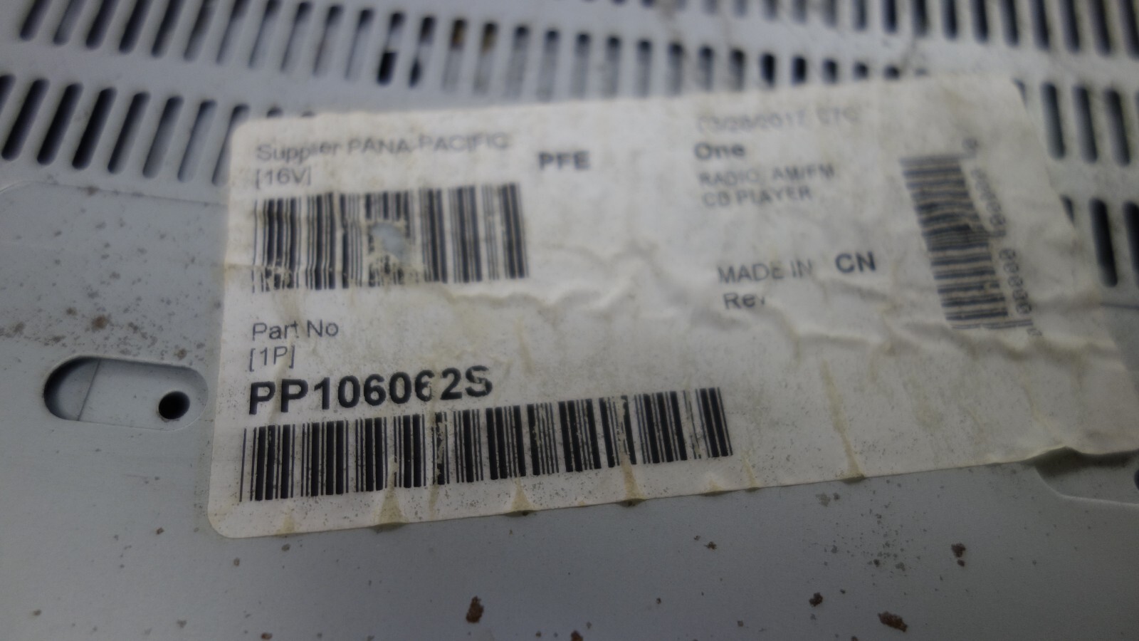 Pana Pacific Radio PP106062S