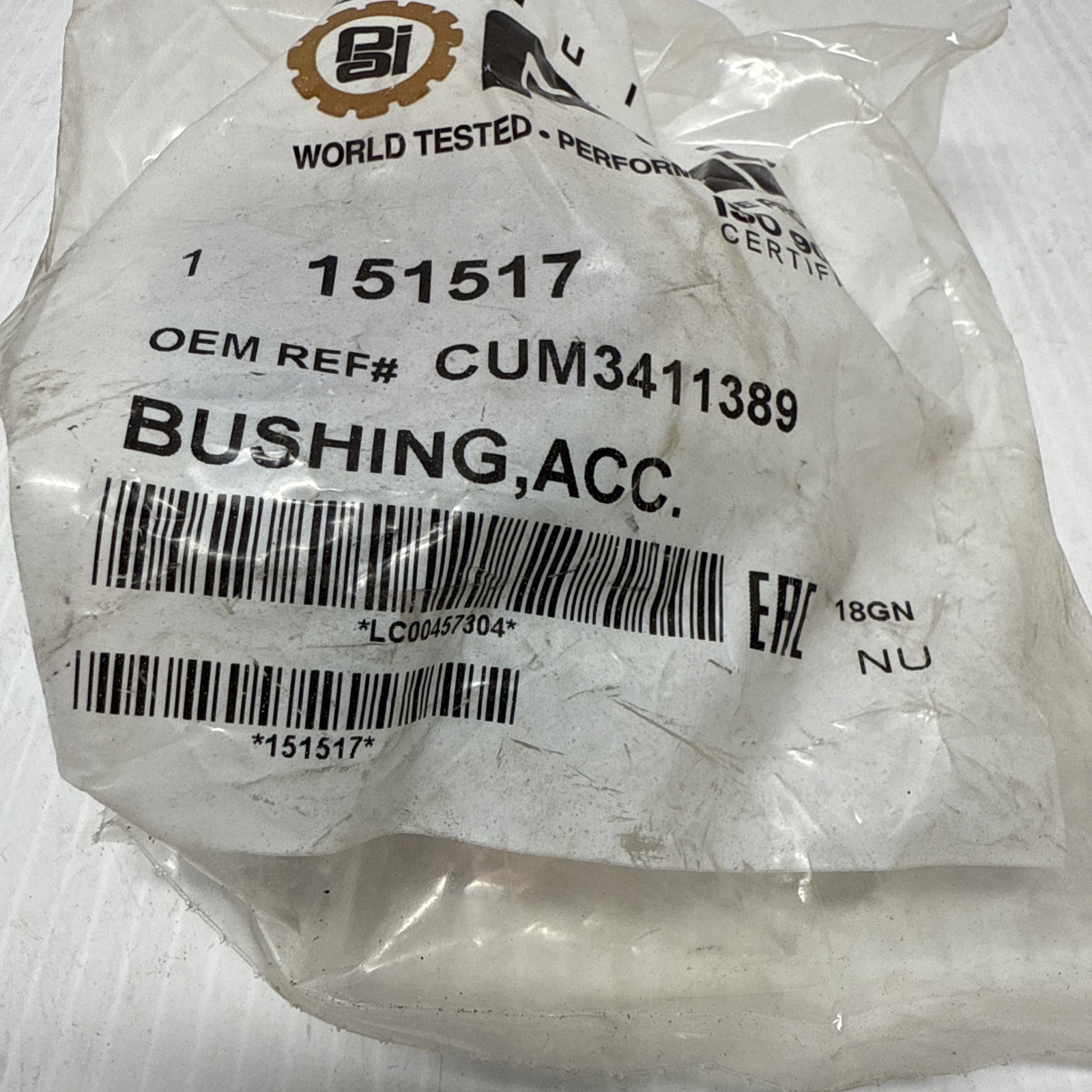 Bushing for Cummins PAI# 151517 Ref.# 3411389 New Old Stock