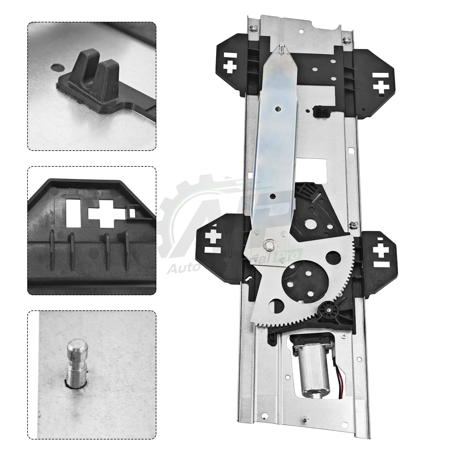 For International Truck 2008-2019 Front Left Right Power Window Regulator Pair