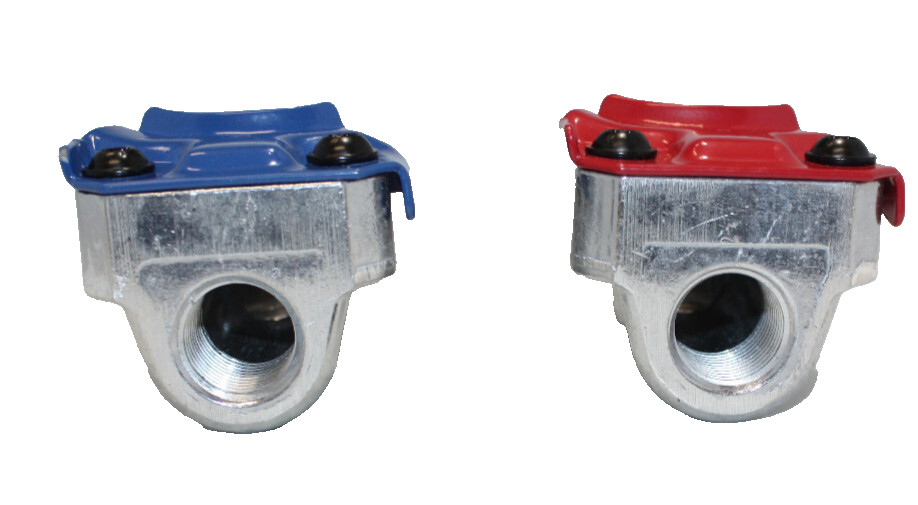 Velvac 035045, 035042 Glad Hand Set(Blue& Red) , Aluminum OEM