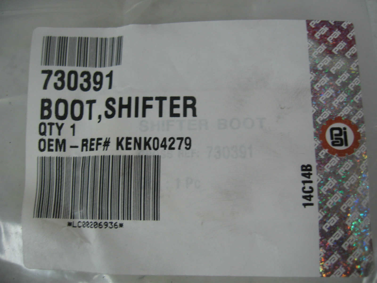Shift Lever Boot PAI P/N 730391 Ref. # Kenworth K04279, 2K04279, Dorman 924-5405