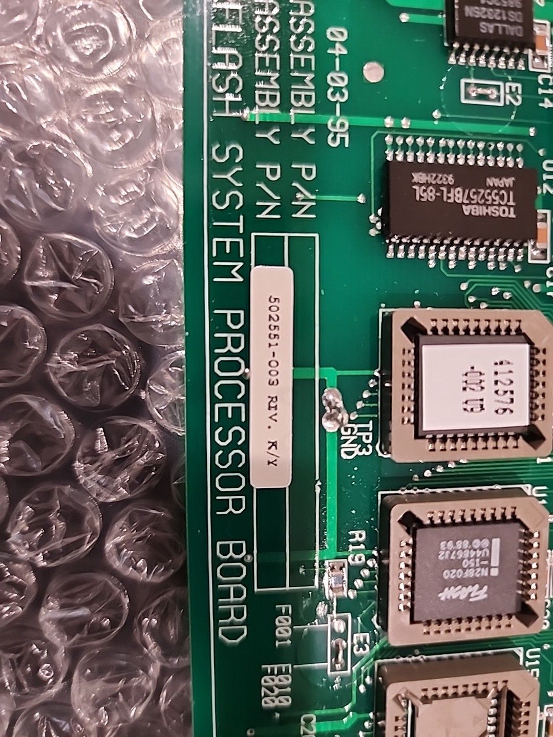 Mark IV Luminator Flash System Processor Board # 502551-003