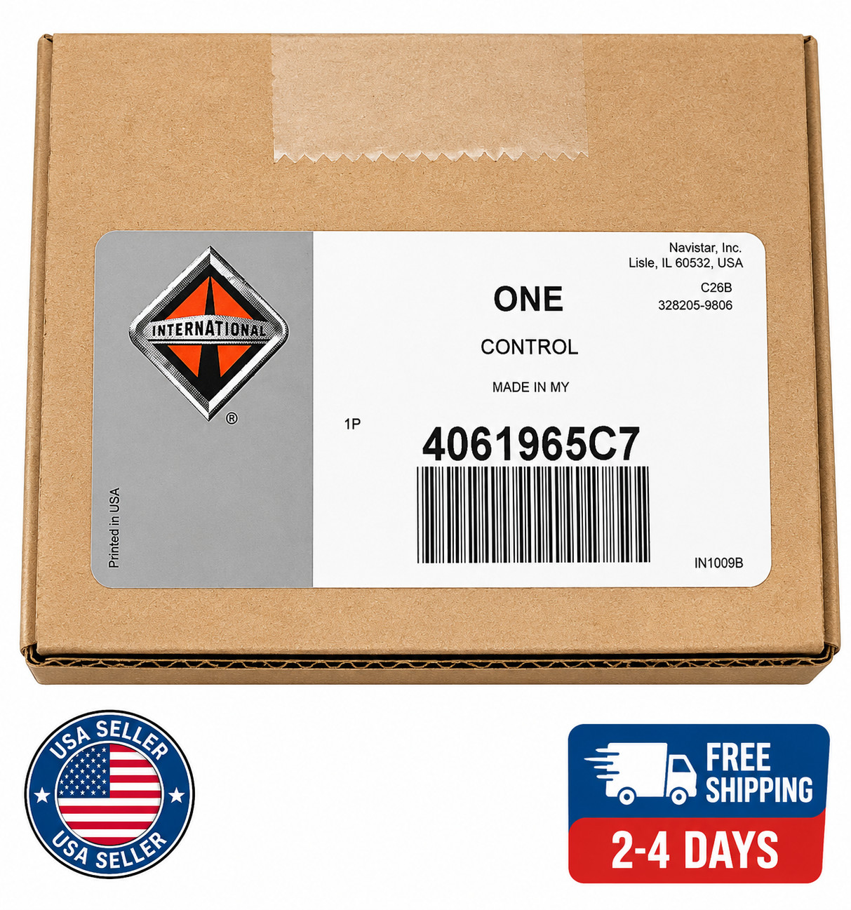 New In Box Genuine International LH Door Control Module Pt # 4061965C7.