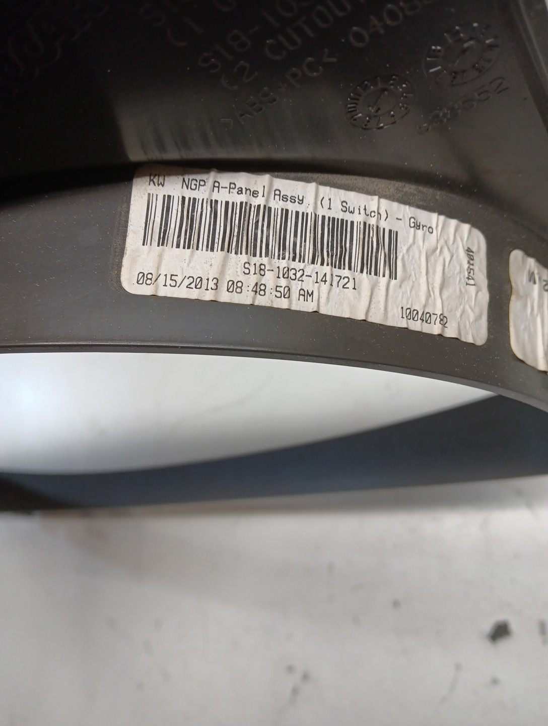Paccar Kenworth T680 A Panel Bezel S18-1032-141721 ITEM 3015