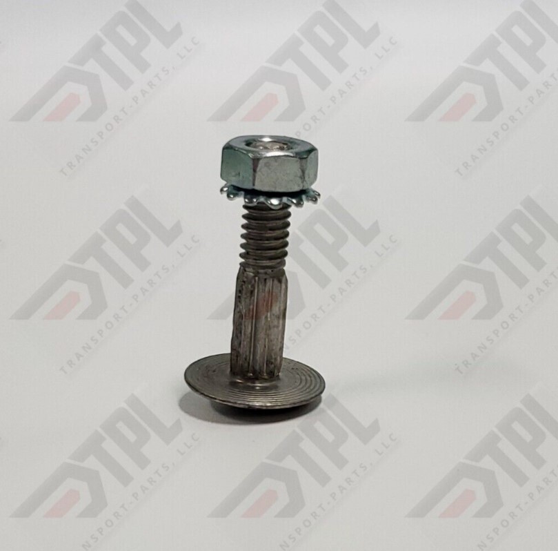10 Pack – 1 1/4″ Carriage Bolt & Nut – Overhead Todco Whiting Door Hinge Morgan
