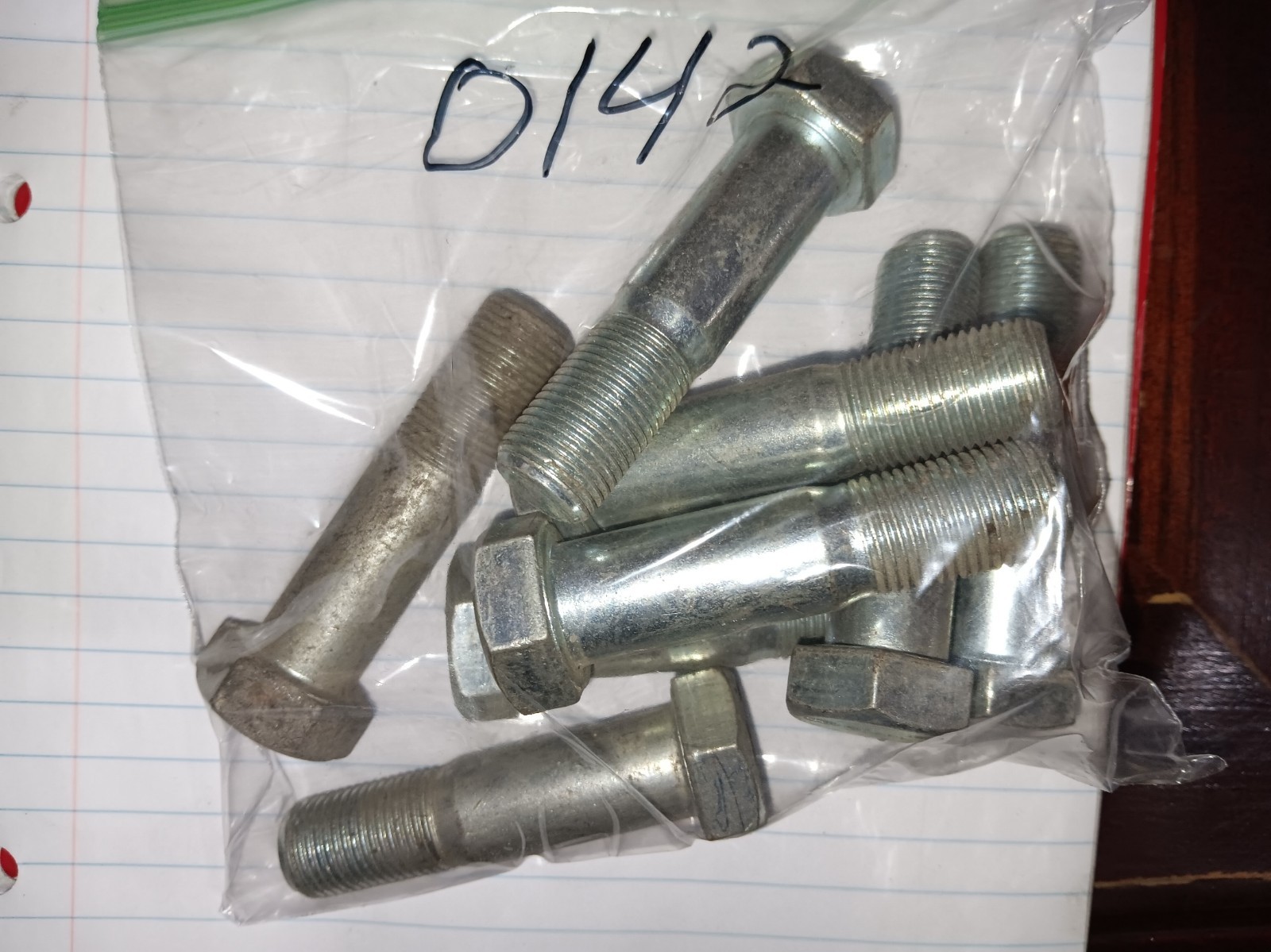 Bag of 8 PAI FSC-0142 Body Bound Bolt for Mack 3AX1647 5/8″-18×2-1/2″ Grade 5