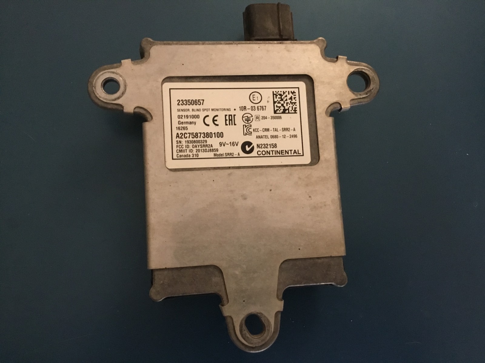 MACK VOLVO BLIND SPOT SENSOR MODULE 23350657 OEM