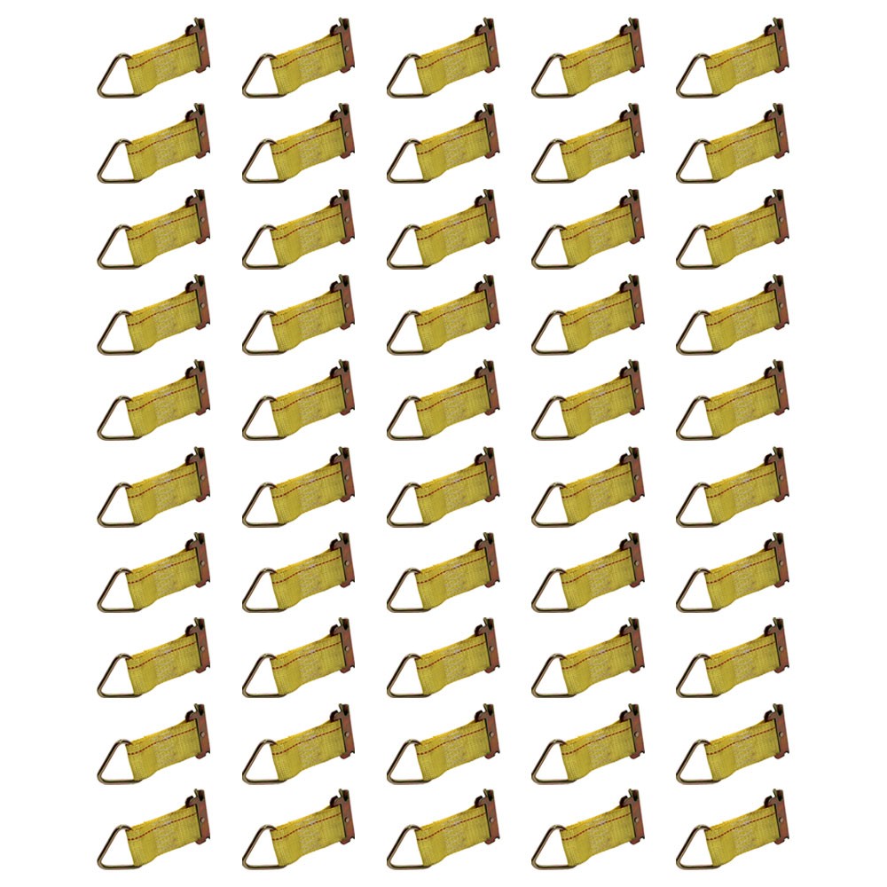 50 pk Enclosed Trailer Moving Van Truck Trailer Cargo Van E Track Tie Off Straps