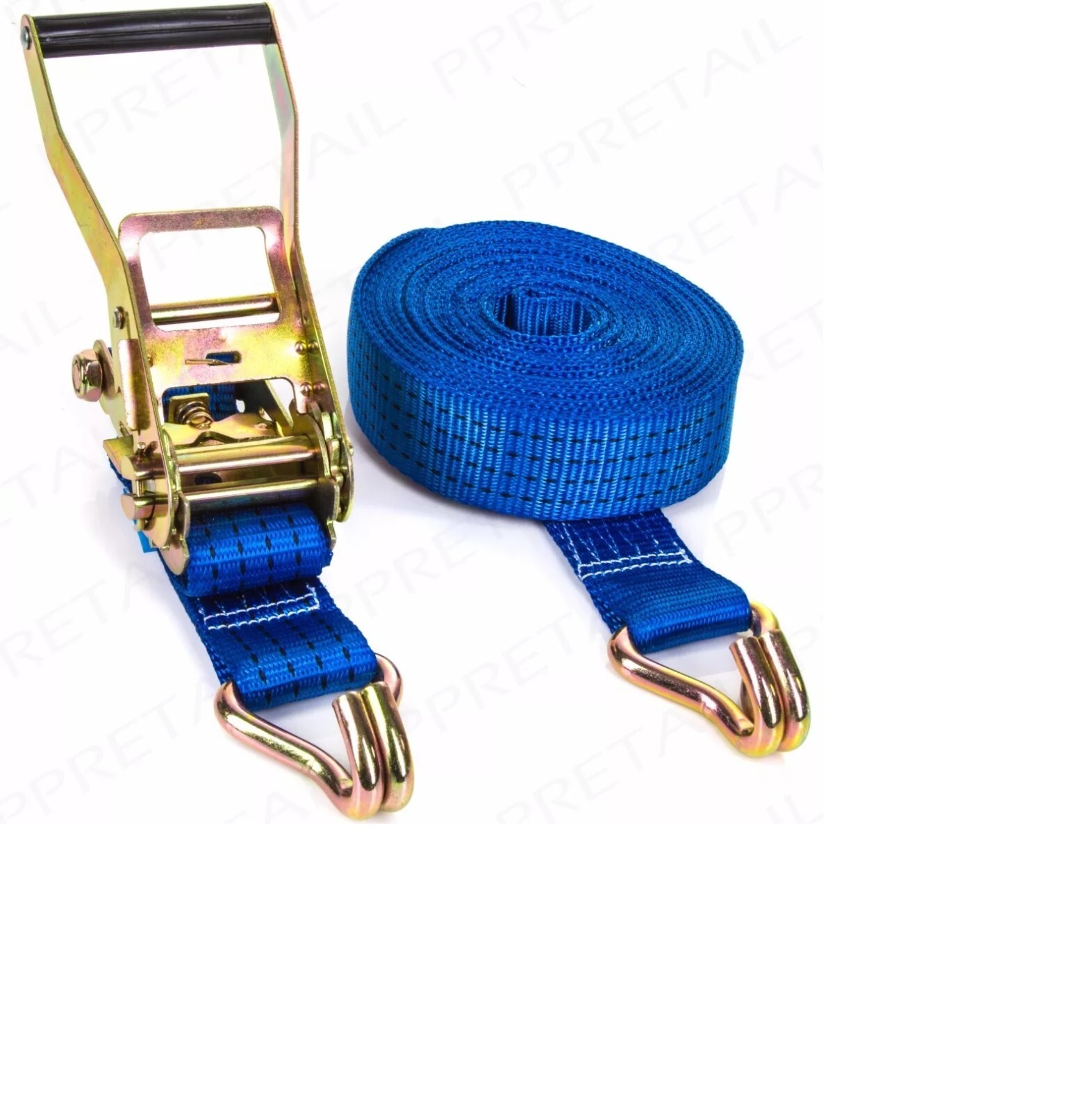 HEAVY DUTY 8 METER X 50MM RATCHET TIE DOWN STRAP LORRY LASHING 5000KG 5TON