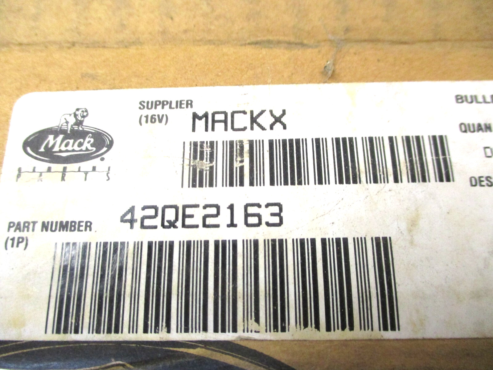 42QE2163 NEW GENUINE MACK TRUCK AC HOSE DRIER TO EXPANSION VALVE