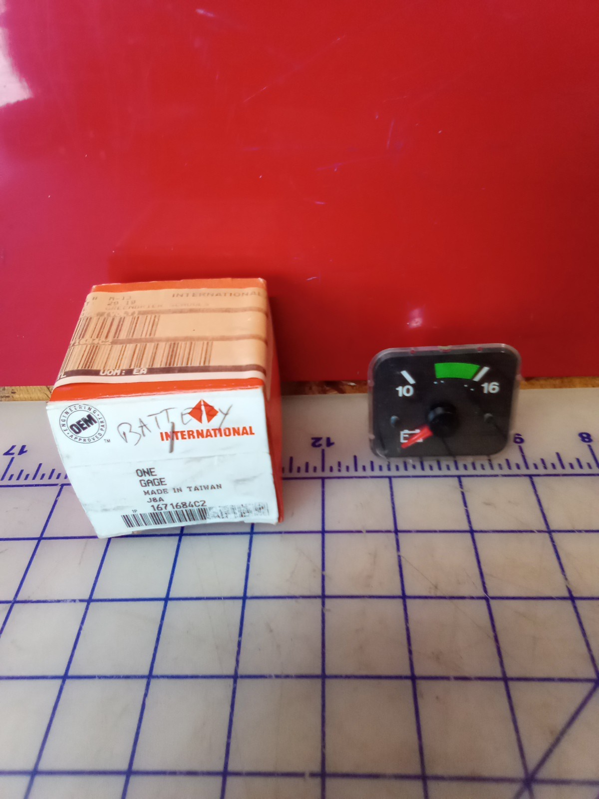OEM International Parts 1671684C2, Battery Volt Meter Volt Gauge, New In Box,…