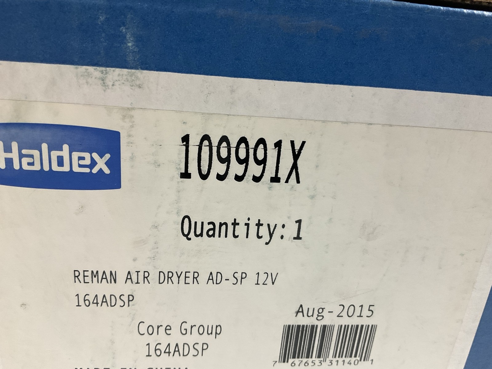 REMAN. Haldex 109991X Air Dryer For Bendix AD-SP