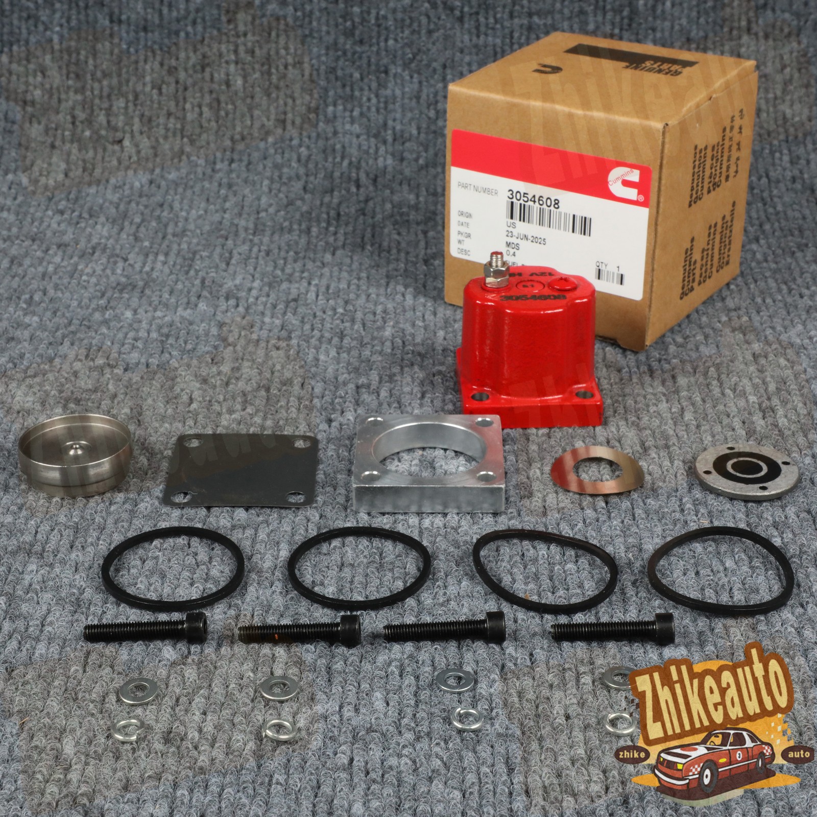 NEW Fuel Shutoff Valve Set for Cummins N14 180204 209940 3054608 Solenoid US