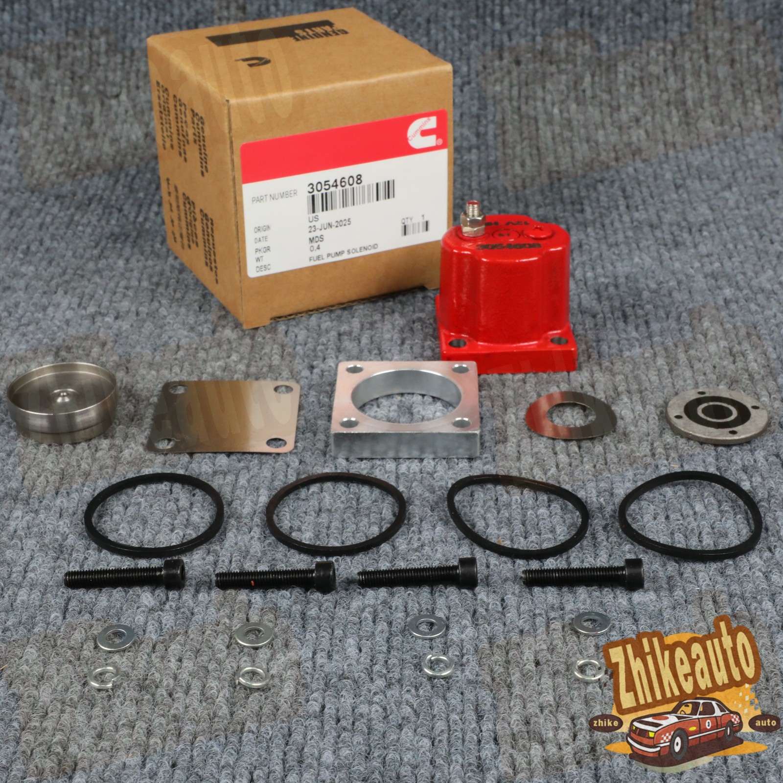 NEW Fuel Shutoff Valve Set for Cummins N14 180204 209940 3054608 Solenoid US