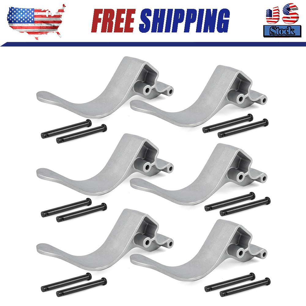 Cast Aluminum Tarp Stop Kit 1705454 with Clevis Pins-6 Tarp Stops-12 Pins