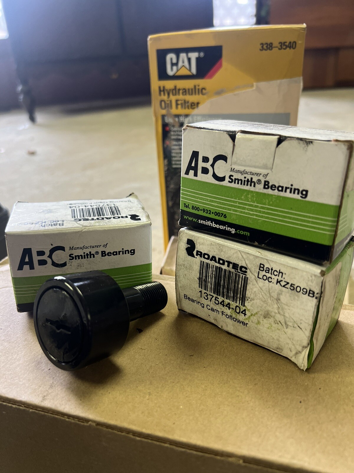 Roadtec 137544-04 Bearing Cam Follower – ABC Smith Bearing 155324 – CR-1-3/4 NEW