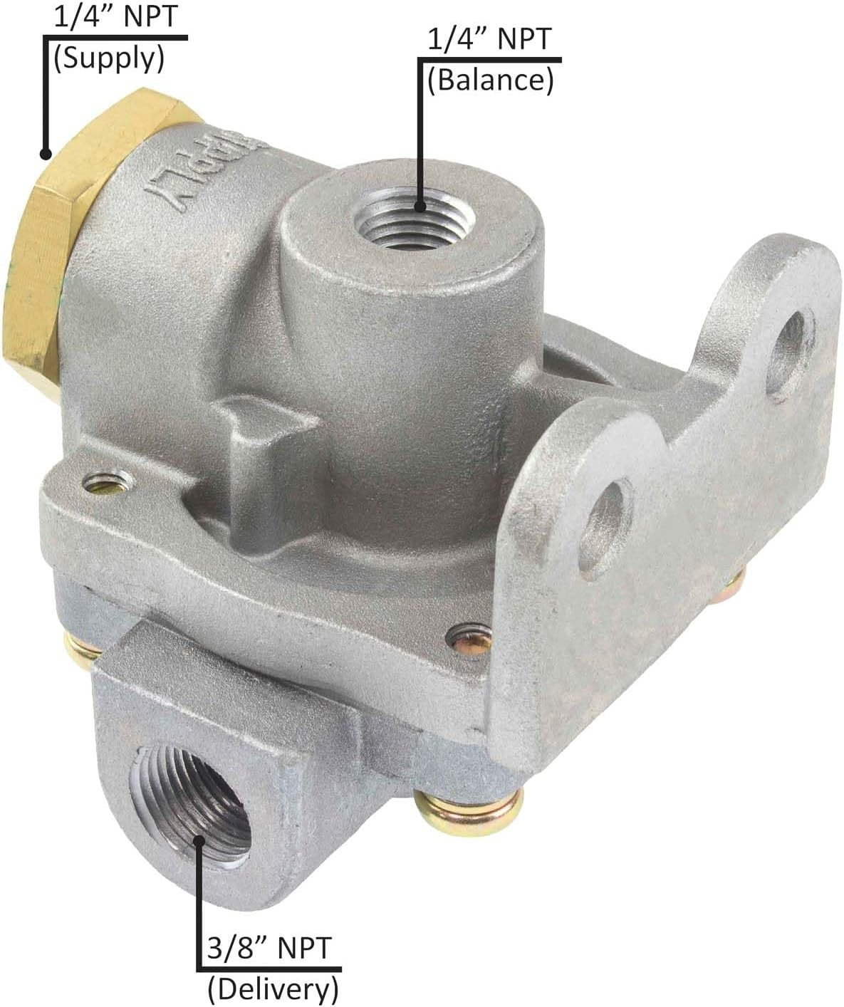 Air Brake Quick Release Valve WA289714 QR-1C A1214980 0-PSI 4S-3 World American