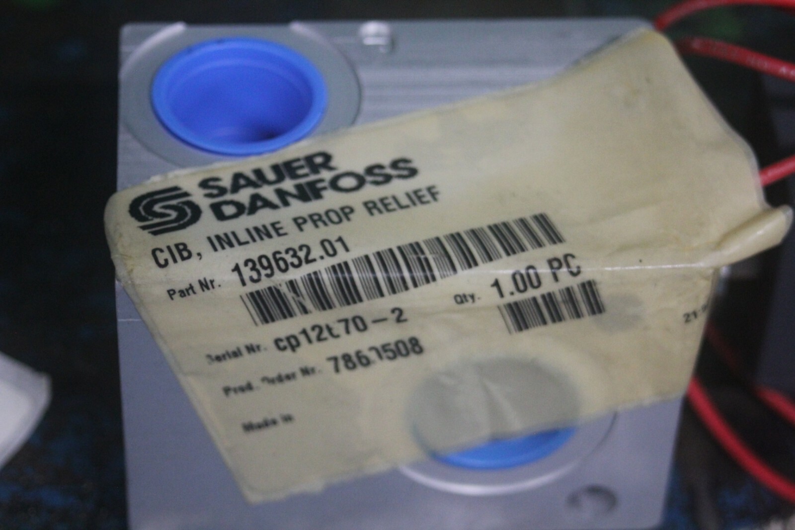 Sauer Danfoss Inline Prop Relief 13632.01