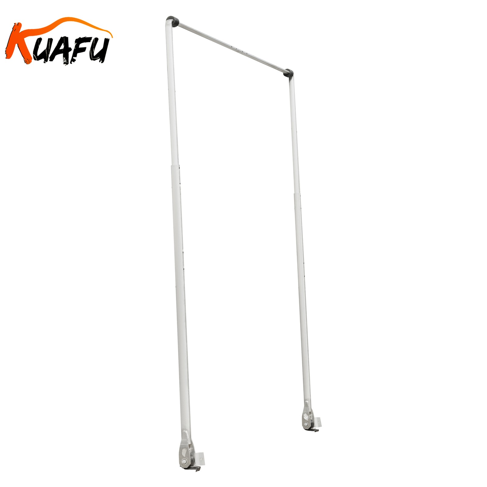 KUAFU Aluminum 4 Spring Dump Truck Flip Tarp Arm System Kit Fit up to 24″ bed