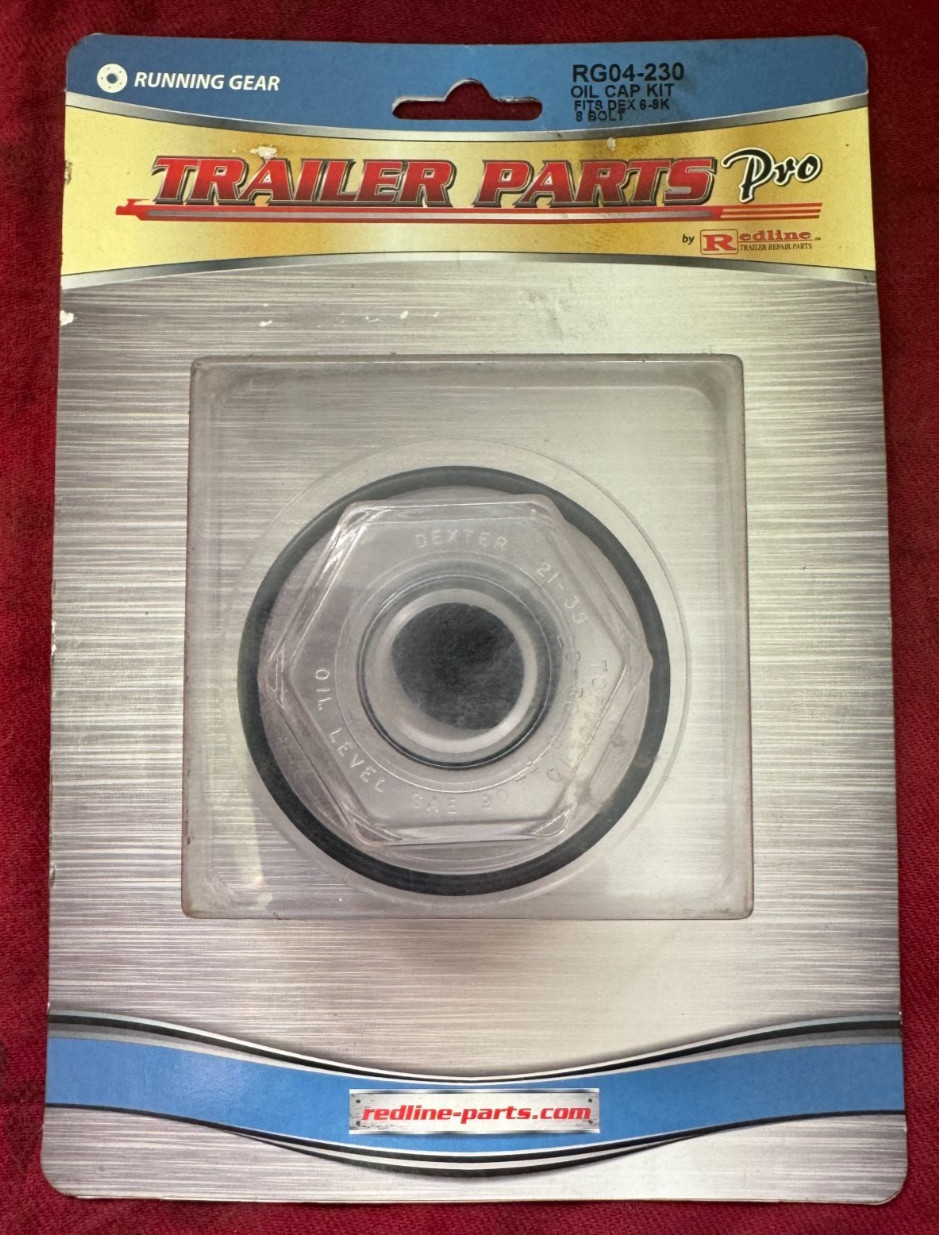 Redline Trailer Parts PRO RG04-230 oil cap kit fits DEX 6-9K 8 bolt