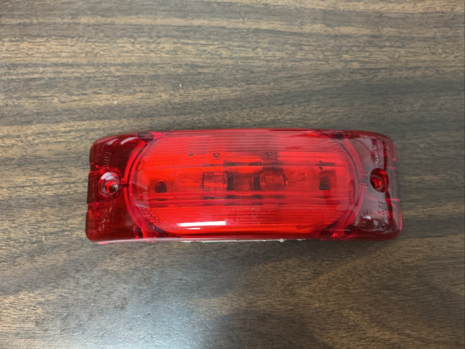 Truck Lite 45462 Marker Light Red, Polycarbonate, Incandescent, Hardwired 12