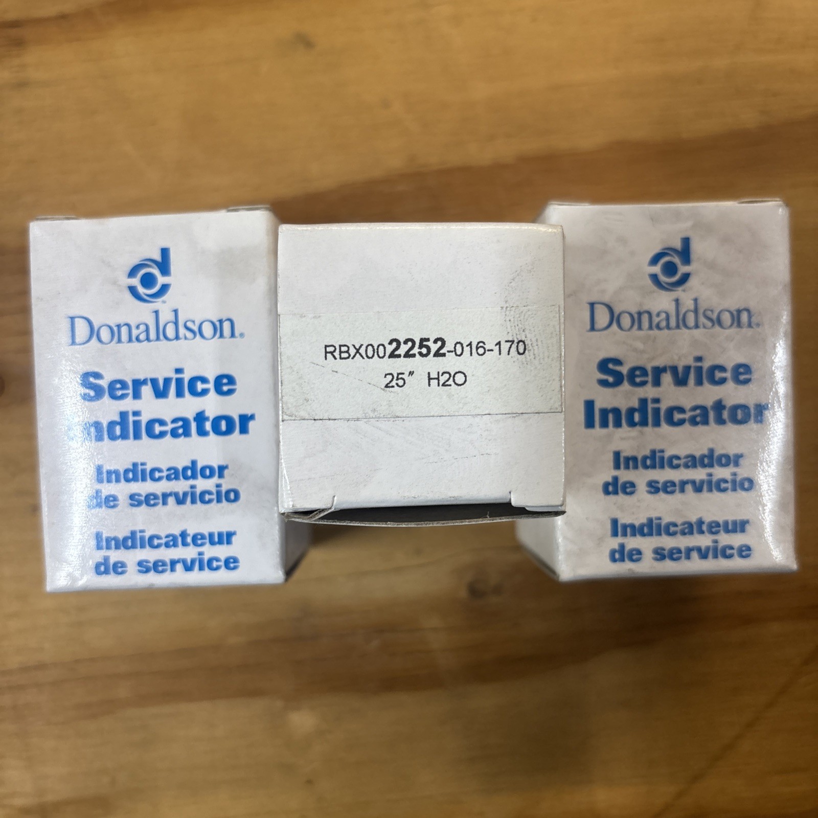 Donaldson RBX002252-016-170 Service Indicator 25″ H20 / 6.23 kPa PACK OF 3