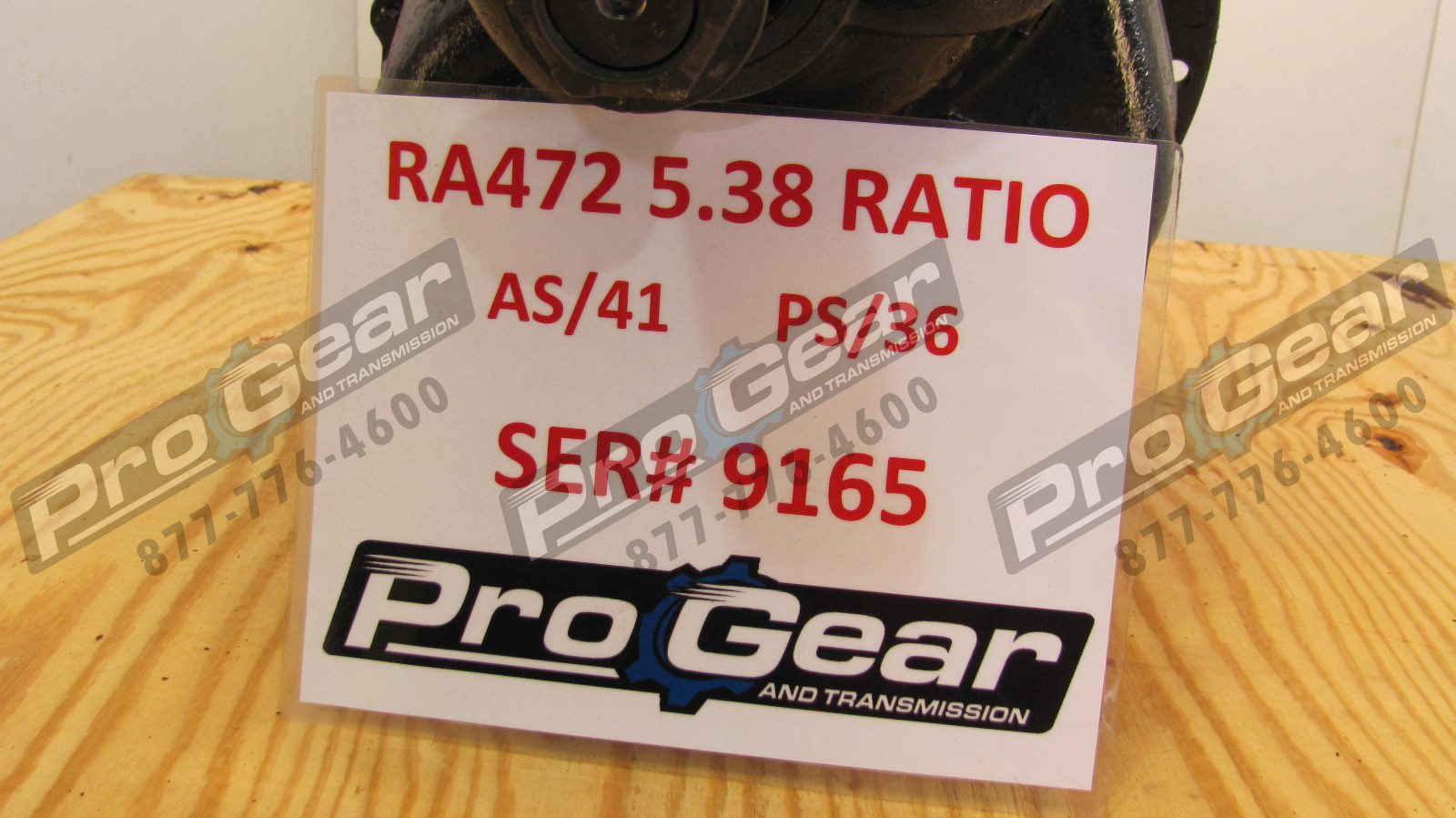 RA472-5.38 DANA SPICER INTERNATIONAL RA472 FRONT-REAR