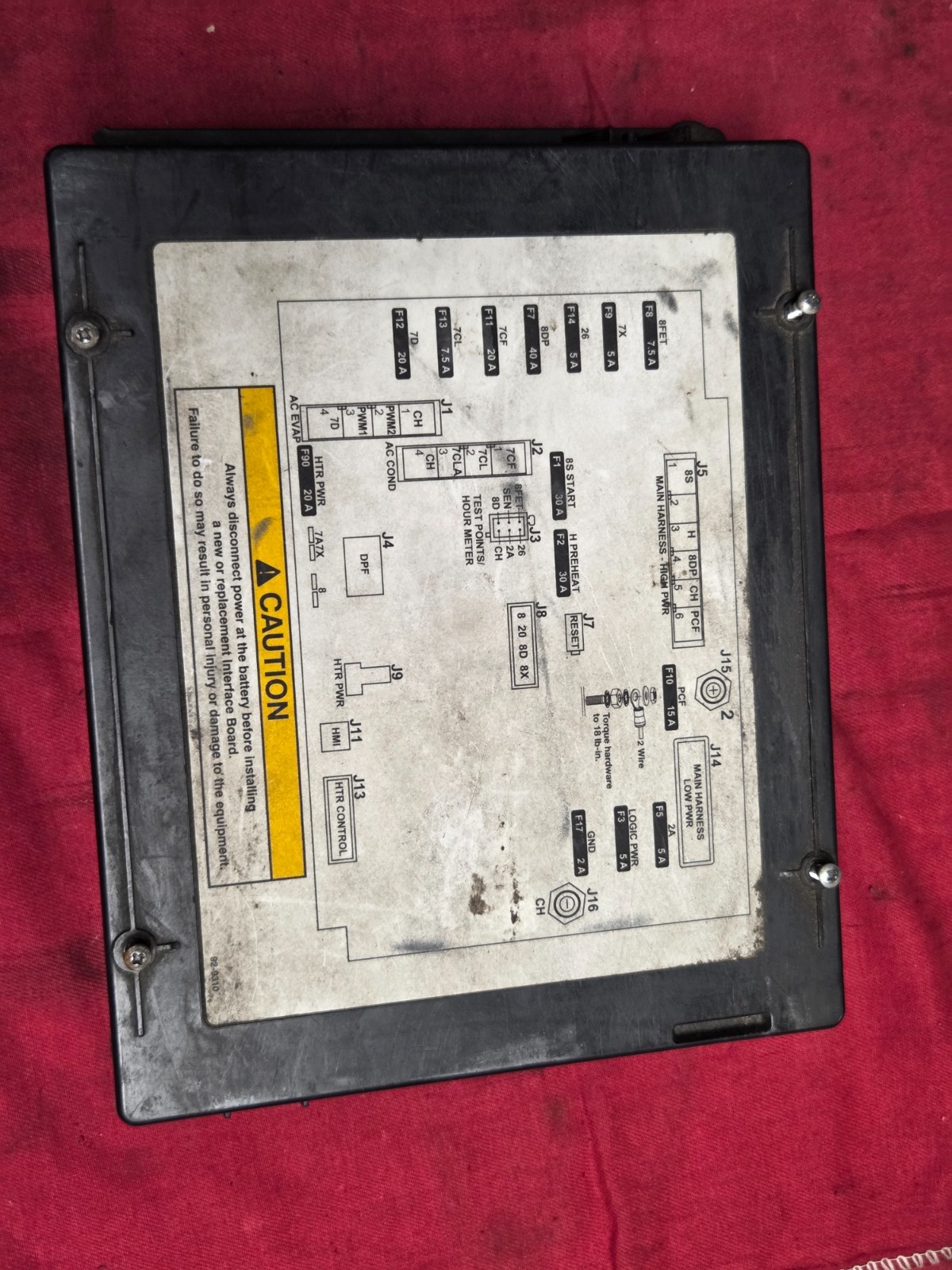 Thermo king CONTROL/INTERFACE board, TRIPAC apu, Power Module , 1 MOUNT BROKE