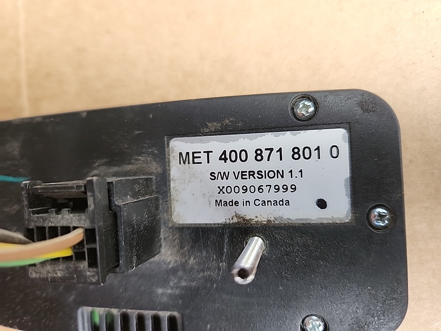 Meritor Wabco 400 871 801 0 VER 1.1 X009067999 COLLISION WARNING Display Module