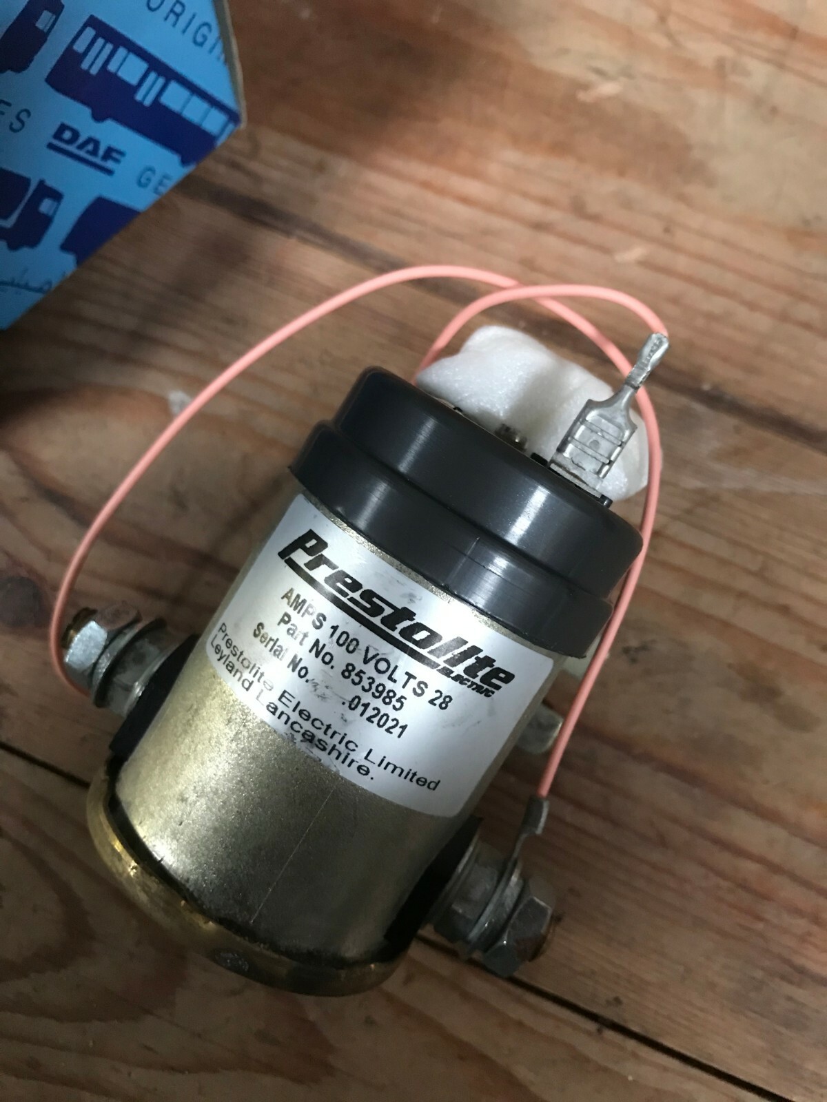 Fits COMMERCIAL Fits DAF 10853985 Relay PRESTOLITE Reverse polarity 853985 H21