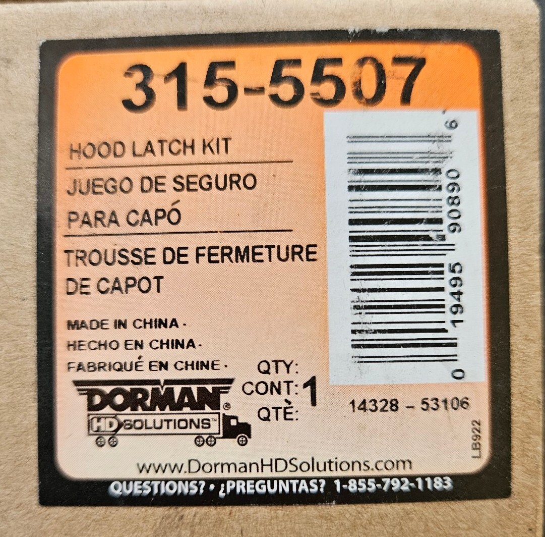 Dorman Kit Hood Latch Lock – 315-5507 – NEW
