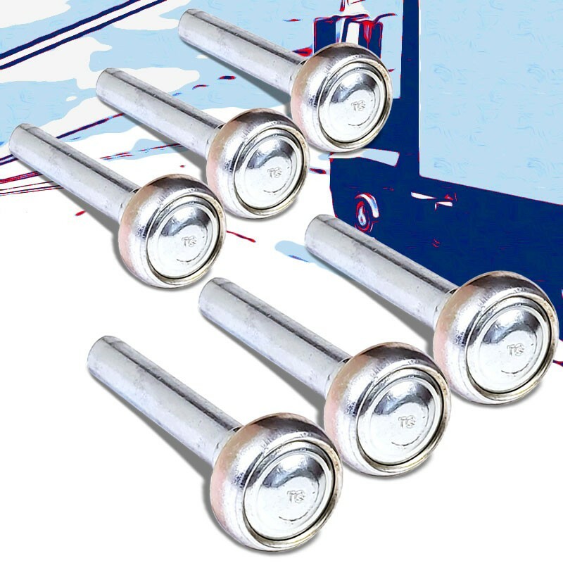 6X Steel Todco 1″ Diameter Metallic Roller For Freight Trailer Roll-Up Door