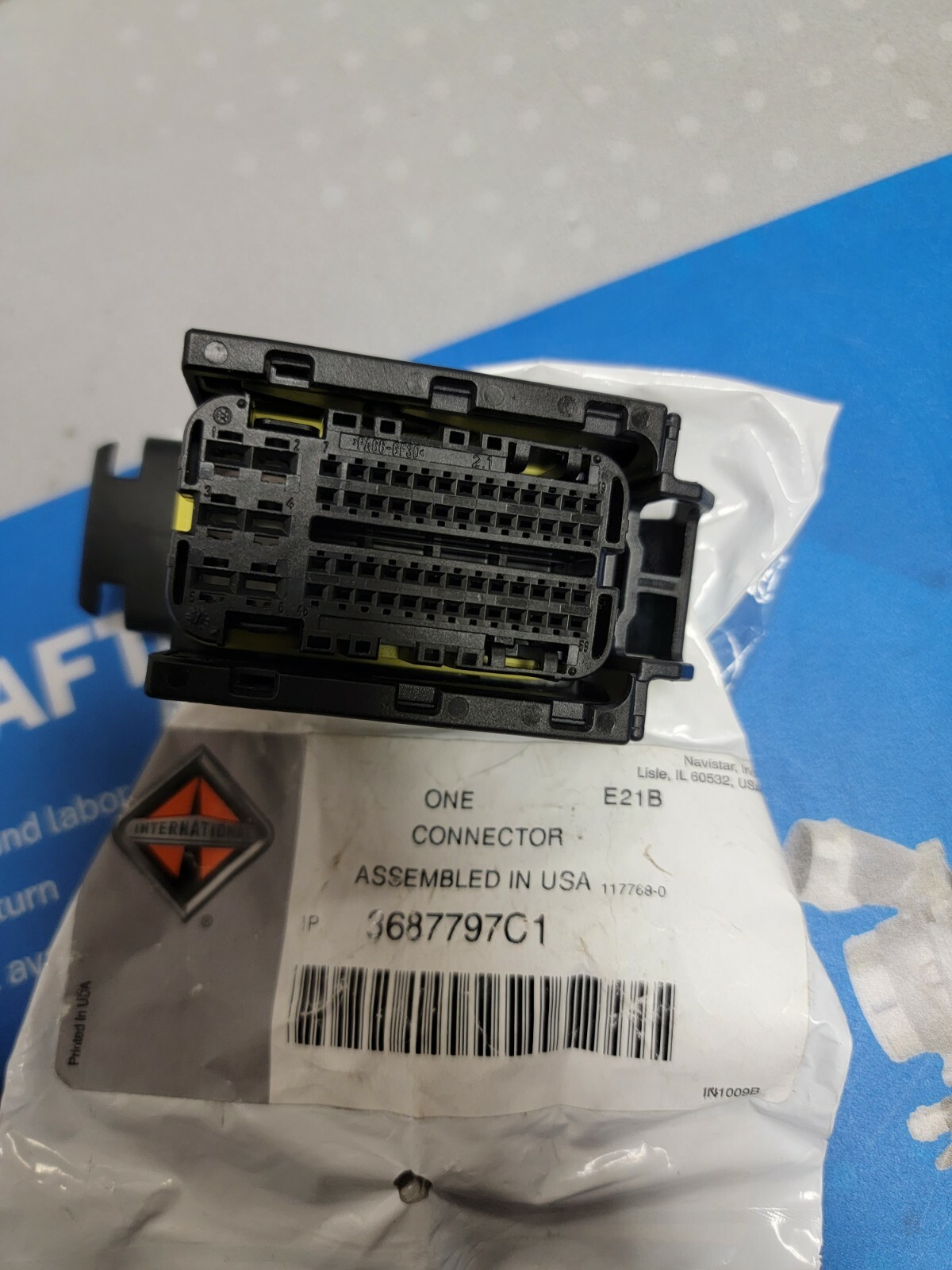 GENUINE INTERNATIONAL 58WAY BOSCH CONNECTOR 3687797C1