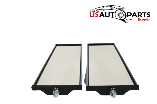 UNIVERSAL WEST COAST TRUCK STAINLESS ALUMINUM MIRROR 6″X16″ HEAVY DUTY TRUCK SET