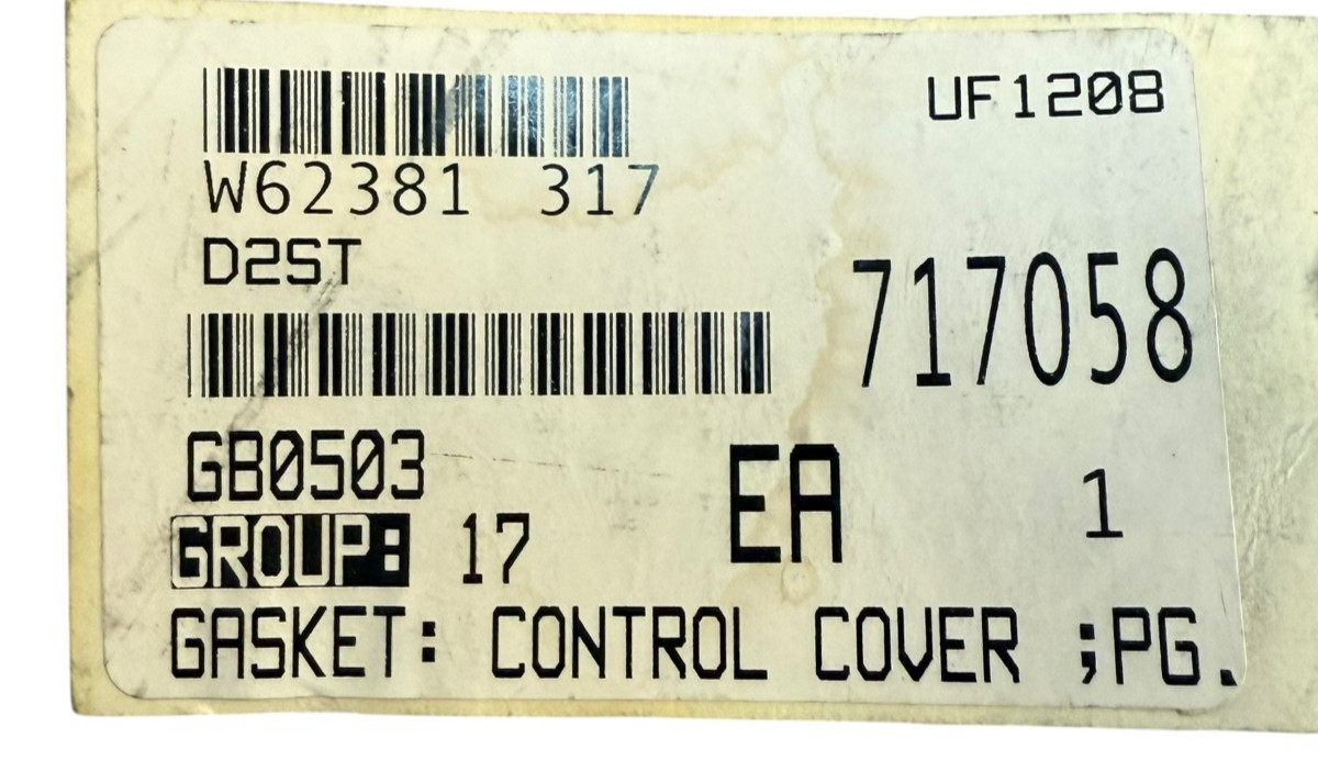 50-4594-31 Voith Transmissions Control Unit Cover Gasket for DIWA.3E D863.3