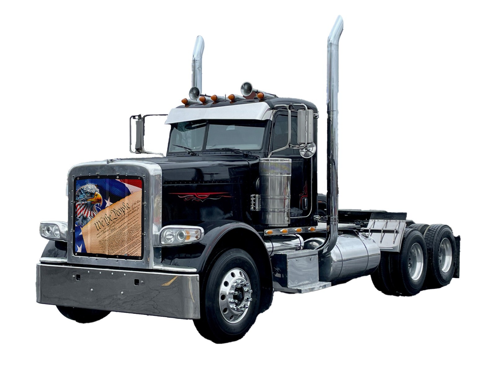 Premium EFC Mesh Bug Screen Fits Peterbilt 388/389 by GrilleAdz