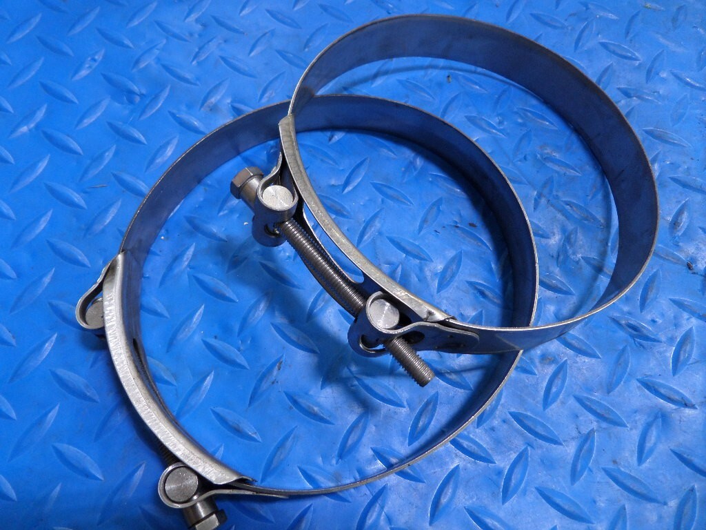 INOX W5 162-174mm Hose Clamps SET OF TWO USED