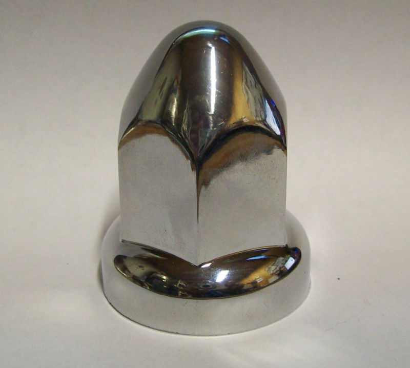 10 New Chrome Plastic 33mm Lug Nut Covers