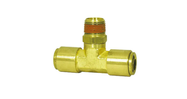 Qty 7** Imperial 91256 DOT, Air Brake Male Branch Tee, Brass Fitting 1/4″ x 1/4″