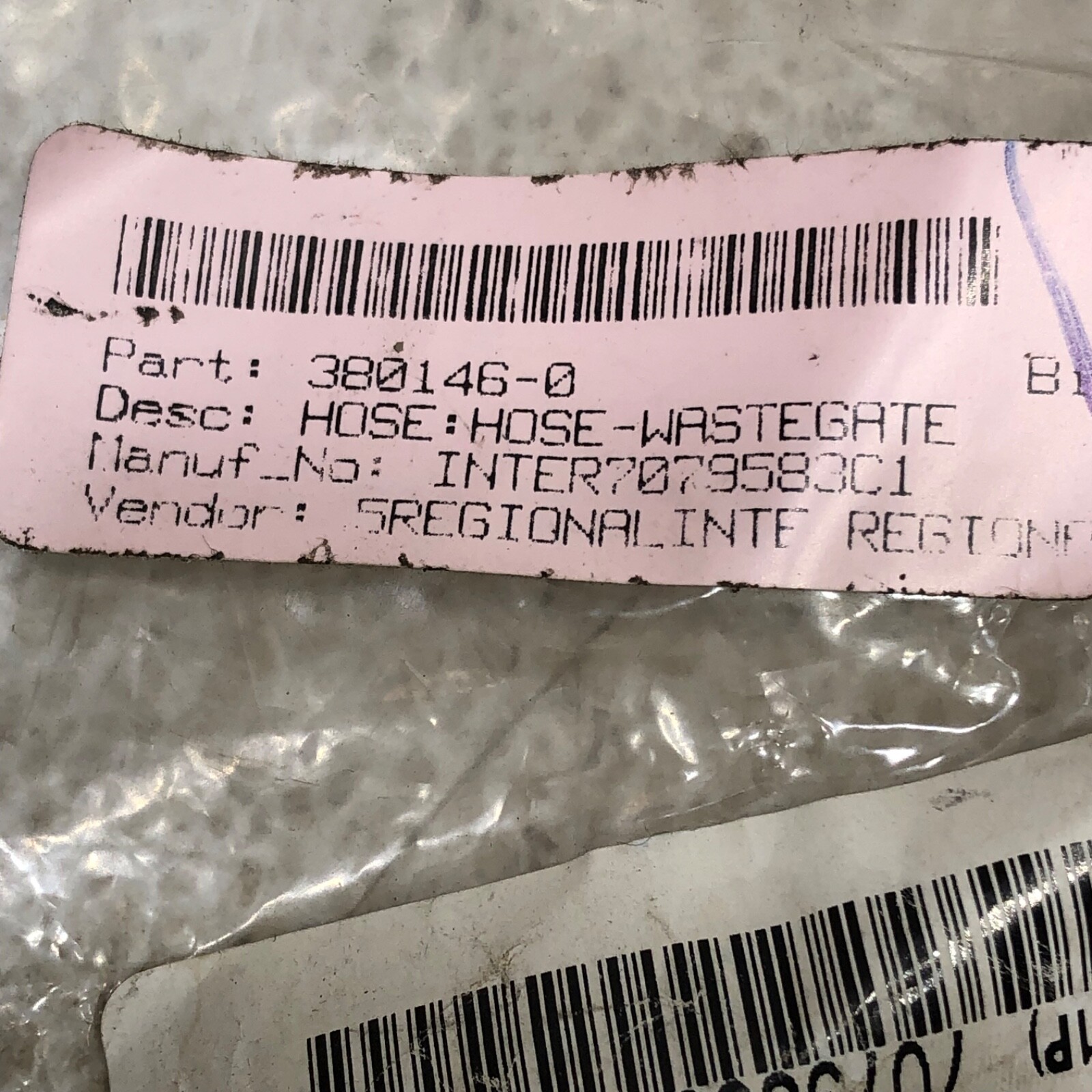 International Fleetrite 7079583C1 Hose For Wastegate