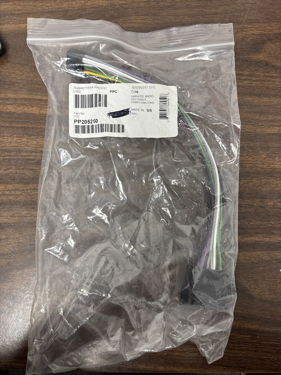 Pana Pacific PP205250 Harness