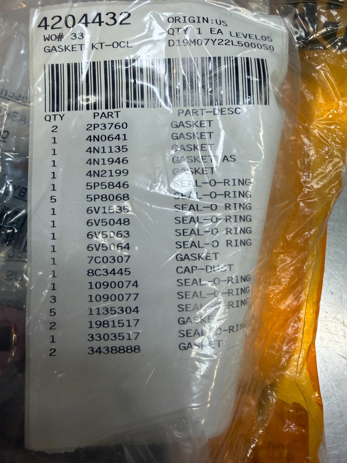 420-4432 Kit Gasket for Caterpillar