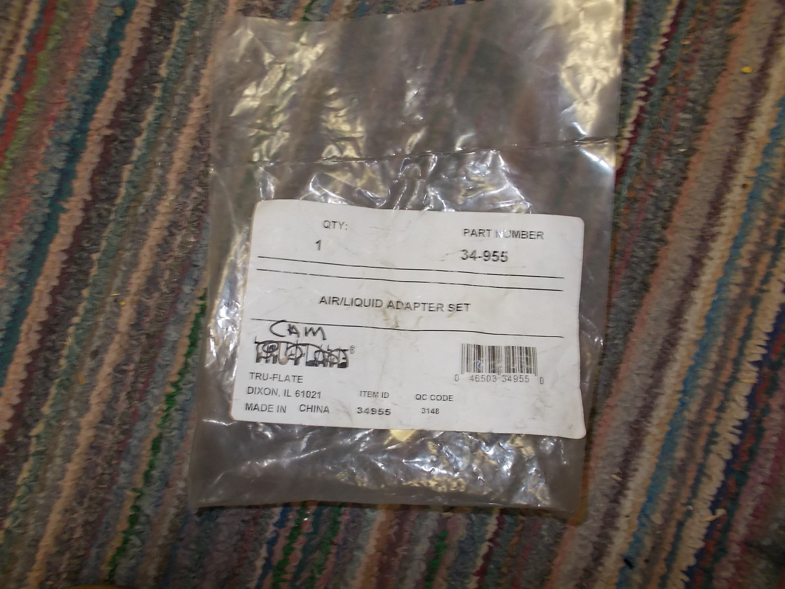 NEW Tru-Flate 34-955 Stainless Steel Adapter Set *FREE SHIPPING*