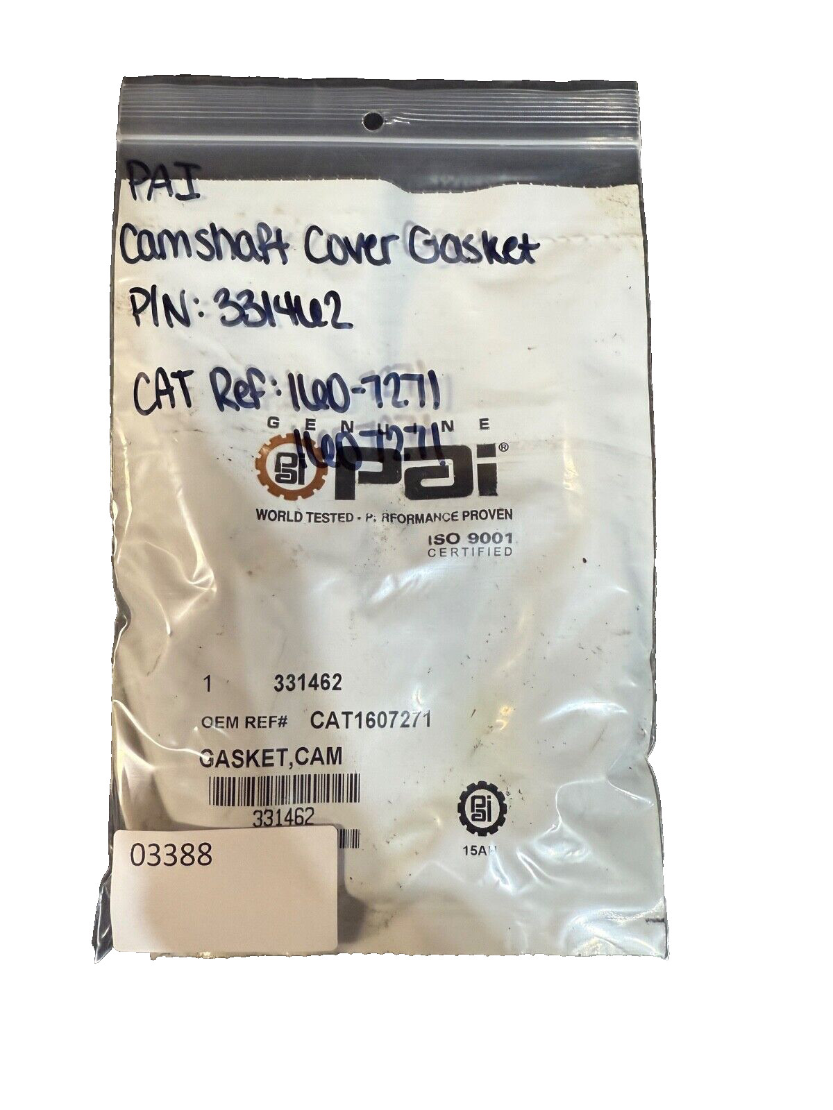 PAI Camshaft Cover Gasket P/N: 331462 (CAT Ref # 160-7271)