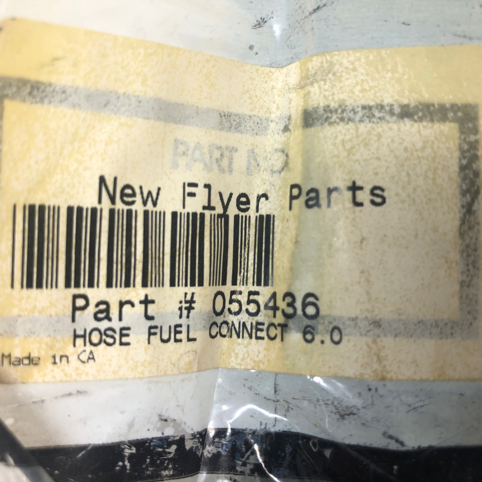 New Flyer Parts 055436 Hose, Fuel Connect 6.0; 55436